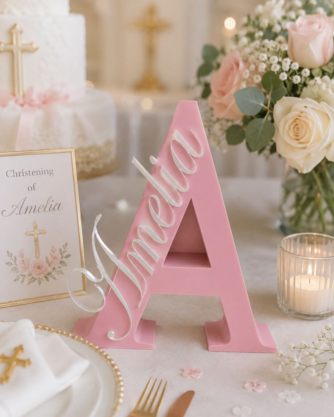 Personalised 3D Printed Initial with Name