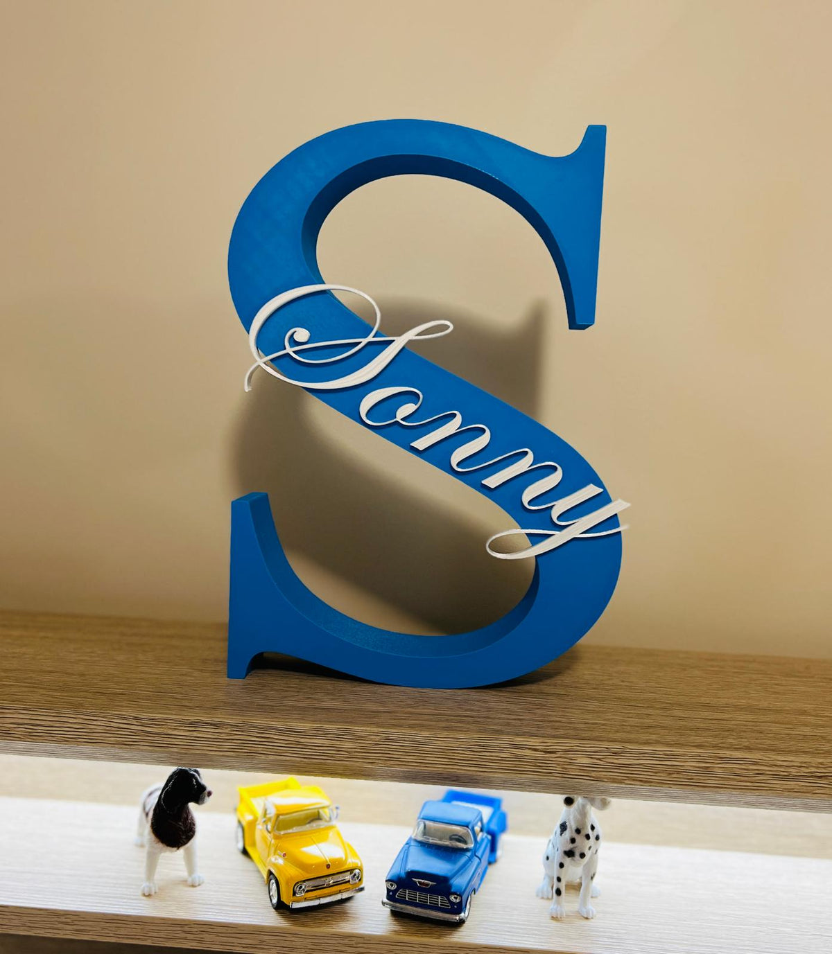 Personalised 3D Printed Initial with Name