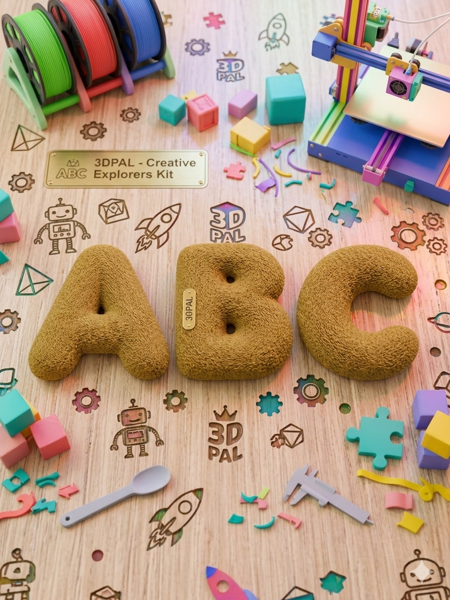 3D Bubble Letters & Numbers