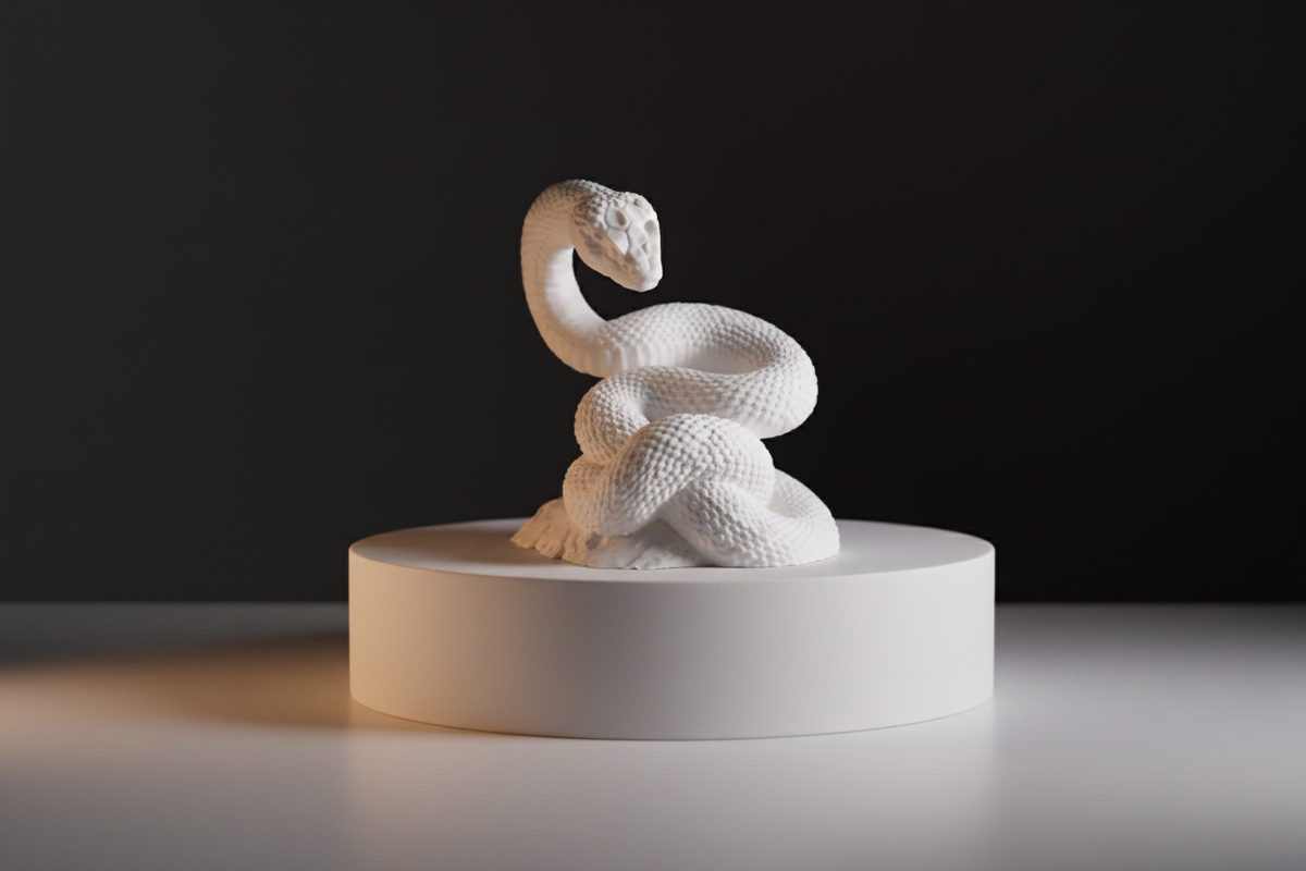 Snake Stand on Podium